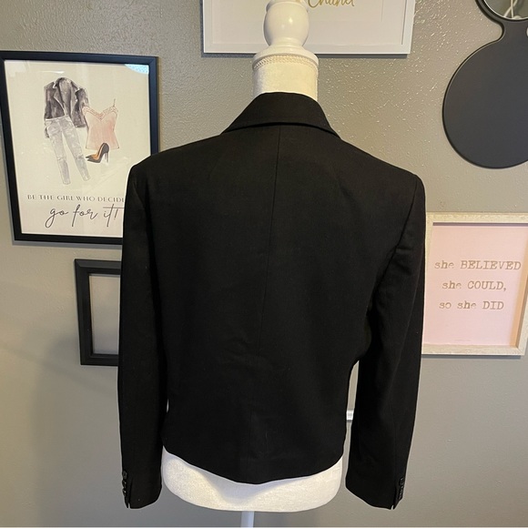 Pendleton Vintage Black Notched Collar Short Wool Jacket 12 - Picture 3 of 12